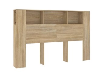 Hoofdbordkast 160x18,5x104,5 cm Sonoma Eiken - 34% Korting!