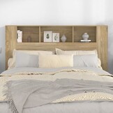Hoofdbordkast 160x18,5x104,5 cm Sonoma Eiken - 34% Korting!