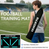 Voetbal Trainingsmat 90x60cm - Balcontrole & Dribbelen met Video's (59% Korting!)