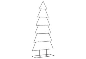 Moderne Metalen Kerstboom 180 cm Zwart - 64% Korting