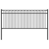 vidaXL Spike Hek Zwart 200x130 cm - 34% Korting!