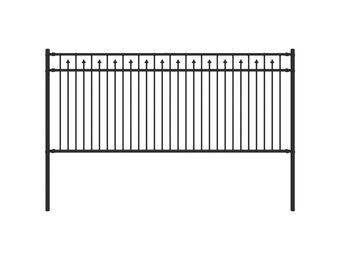 vidaXL Spike Hek Zwart 200x130 cm - 34% Korting!
