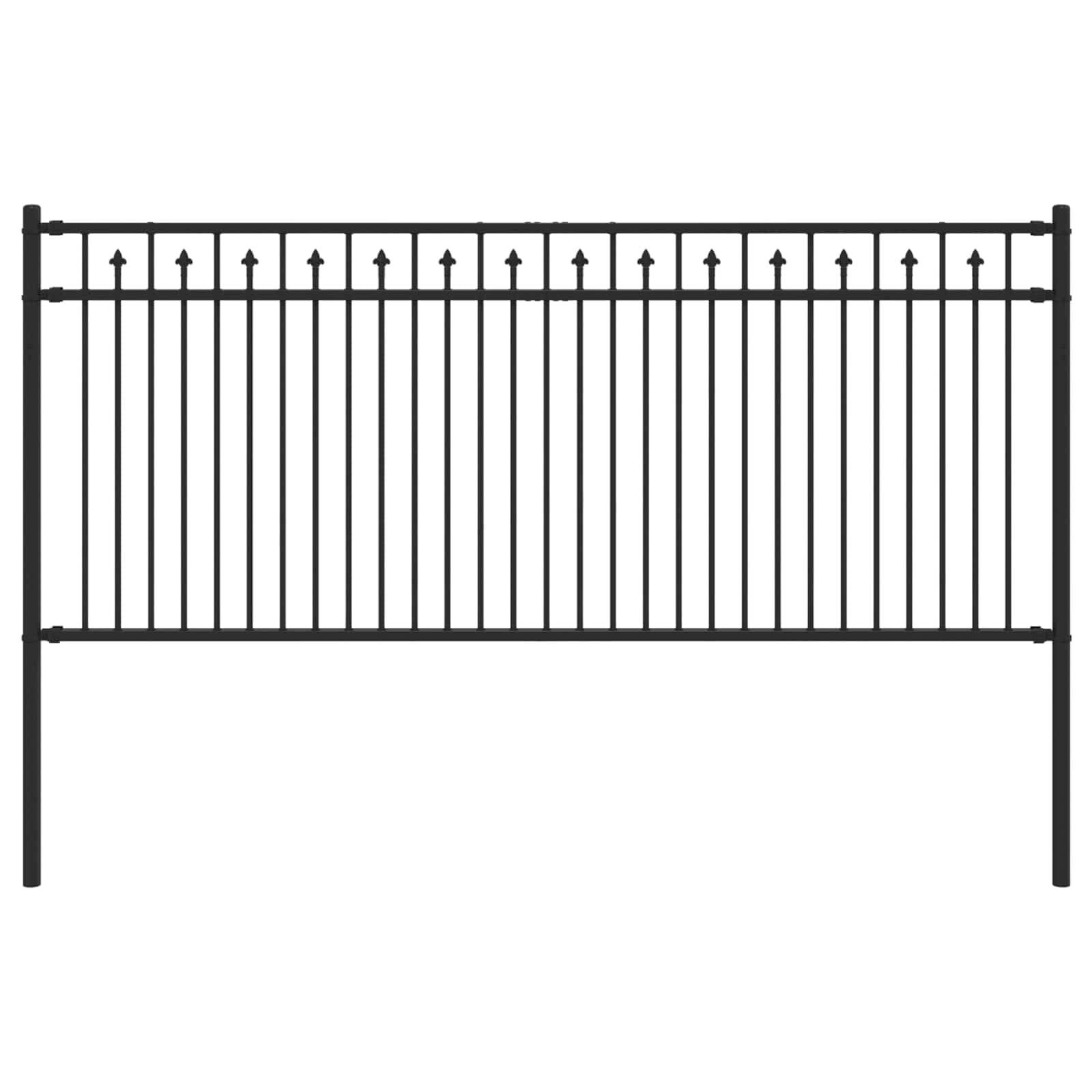 vidaXL Spike Hek Zwart 200x130 cm - 34% Korting!