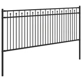 vidaXL Spike Hek Zwart 200x130 cm - 34% Korting!
