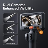 Dubbele Lens Borescoop Camera - 1080P HD, 4.5" IPS Scherm, 35% Korting
