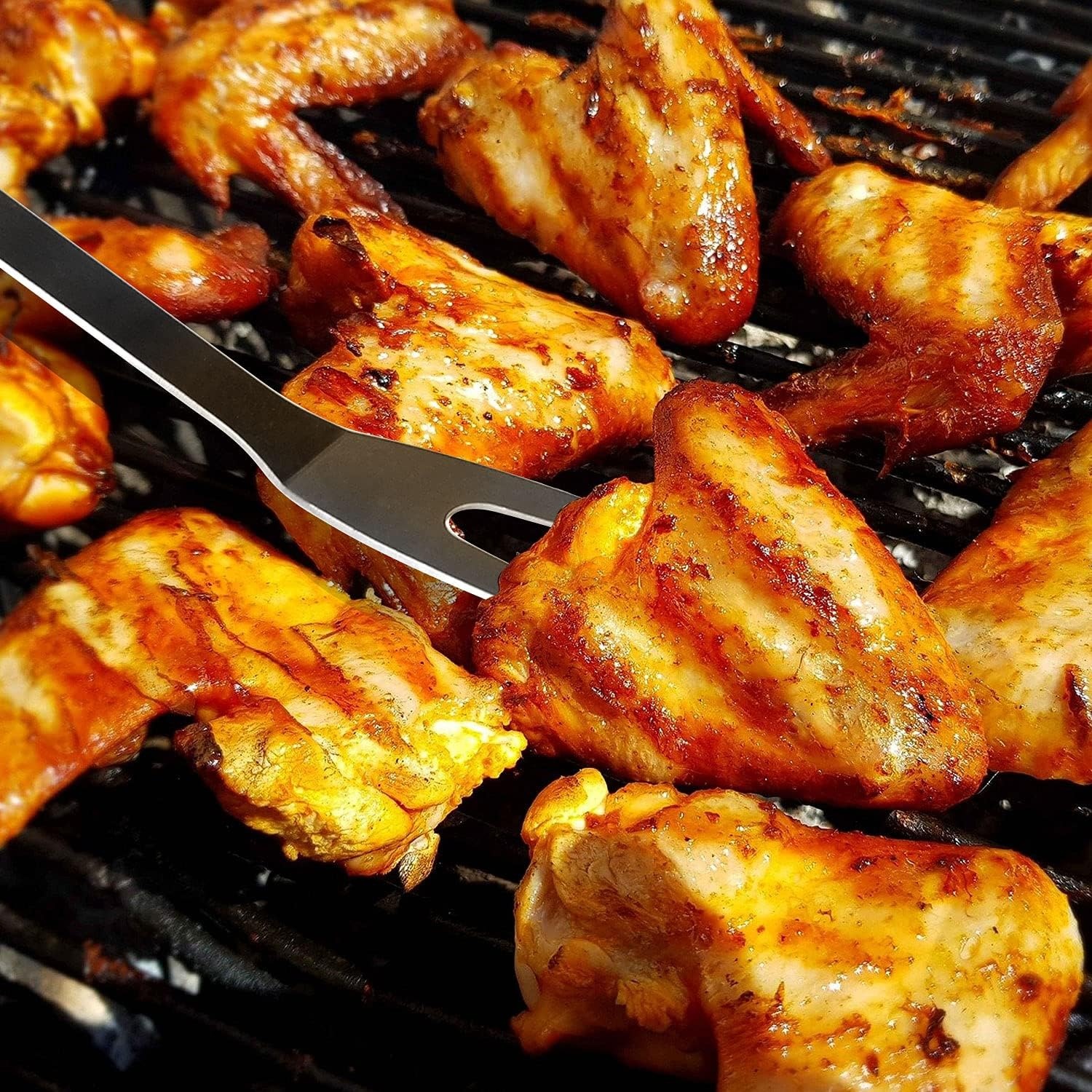 9-delige BBQ Kookgerei Set Roestvrij Staal - 38% Korting!
