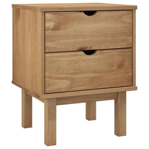 Nachtkastje OTTA Massief Grenenhout - 45x39x57 cm - Scandinavische Stijl - 34% Korting