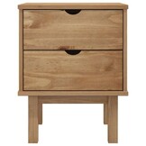 Nachtkastje OTTA Massief Grenenhout - 45x39x57 cm - Scandinavische Stijl - 34% Korting