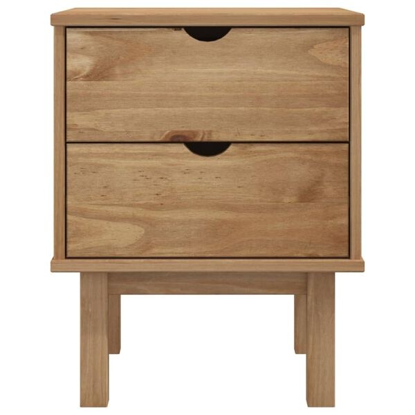 Nachtkastje OTTA Massief Grenenhout - 45x39x57 cm - Scandinavische Stijl - 34% Korting