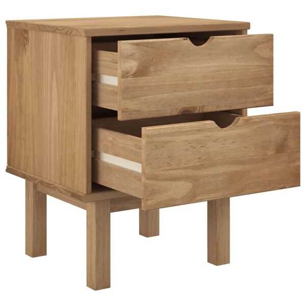 Nachtkastje OTTA Massief Grenenhout - 45x39x57 cm - Scandinavische Stijl - 34% Korting