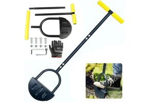 Gazonrandsteker 107cm - Getand Staal & Ergonomische Grip - 32% Korting