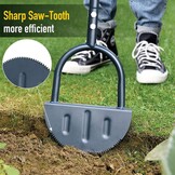 Gazonrandsteker 107cm - Getand Staal & Ergonomische Grip - 32% Korting