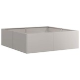 vidaXL Roestige Plantenbak - Weervast Staal - 100x100x30 cm - 54% Korting