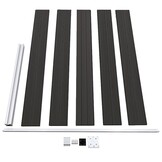 vidaXL Schuttingpaneel 175x105 cm HKC Zwart (35% Korting)