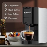 4-in-1 Koffiezetapparaat: Nespresso, Dolce Gusto, Gemalen Koffie & ESE