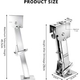 2x Aanhangersteunen Stabilisator met Zwengel - 450kg Draagkracht
