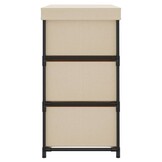 vidaXL Opbergkast met 6 Lades - Crème - 55x29x55 cm - Staal