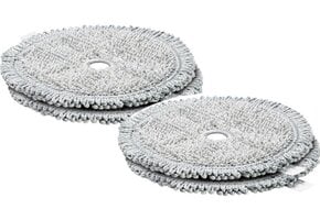 Dweilpads Microvezel Wasbaar 40°C - 2 stuks - Bosch Unlimited 7 ProHygienic Aqua (75% korting)