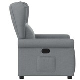 Verstelbare Fauteuil Lichtgrijs Stof - 35% Korting!