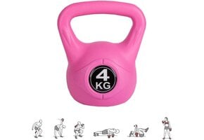 Gekleurde Kettlebell 12-20kg - Beton & Neopreen met Korting