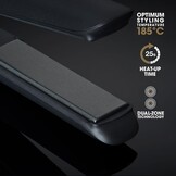 ghd Gold Professionele stijltang, krultang, krultang voor golven, optimale stylingtemperatuur 185 °C, Dual Zone technologie, zwart