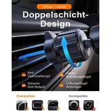 LISEN Magsafe Car Mount 15 W Telefoonhouder Auto met Inductieve Snellaadfunctie, Car Phone Holder compatibel met MagSafe Fast Wireless Charger voor iPhone 15 14 13/iPad/Samsung/Xiaomi