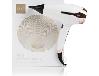 GHD - Helios - Föhn (wit) - Professionele haardroger 2200 Watts - 30% meer Glans - 3x temperatuur- & snelheidstanden - krachtige luchtstroom (120 km/u) voor snelle styling