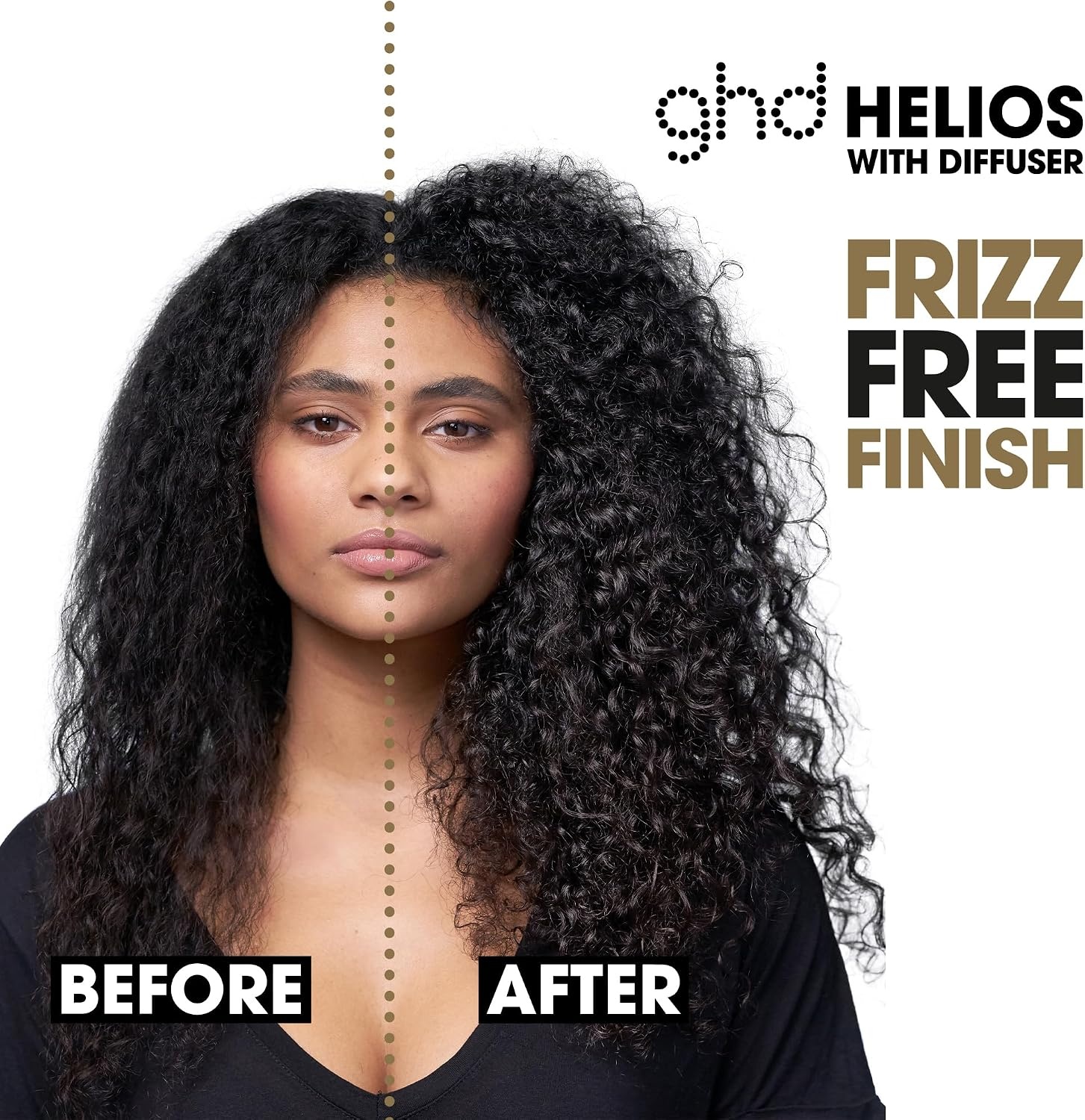 GHD - Helios - Föhn (wit) - Professionele haardroger 2200 Watts - 30% meer Glans - 3x temperatuur- & snelheidstanden - krachtige luchtstroom (120 km/u) voor snelle styling