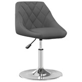 Draaibare Eetkamerstoelen Fluweel Donkergrijs - 75% Korting