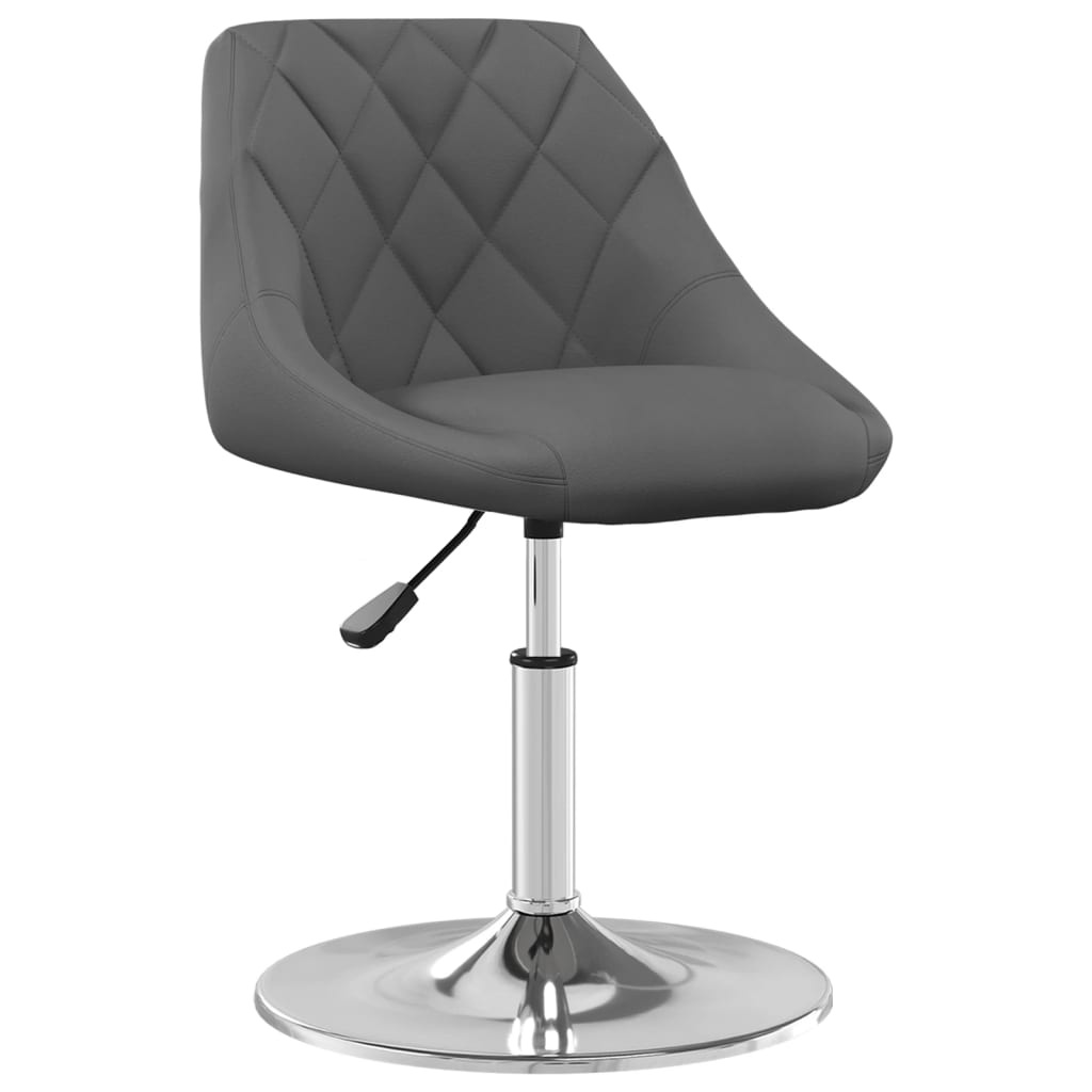 Draaibare Eetkamerstoelen Fluweel Donkergrijs - 75% Korting