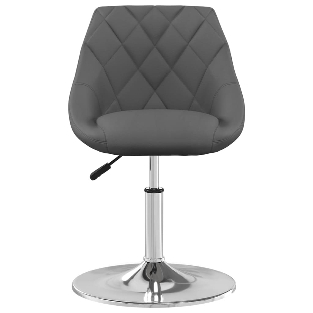 Draaibare Eetkamerstoelen Fluweel Donkergrijs - 75% Korting