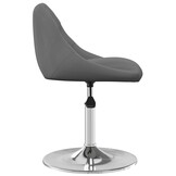 Draaibare Eetkamerstoelen Fluweel Donkergrijs - 75% Korting
