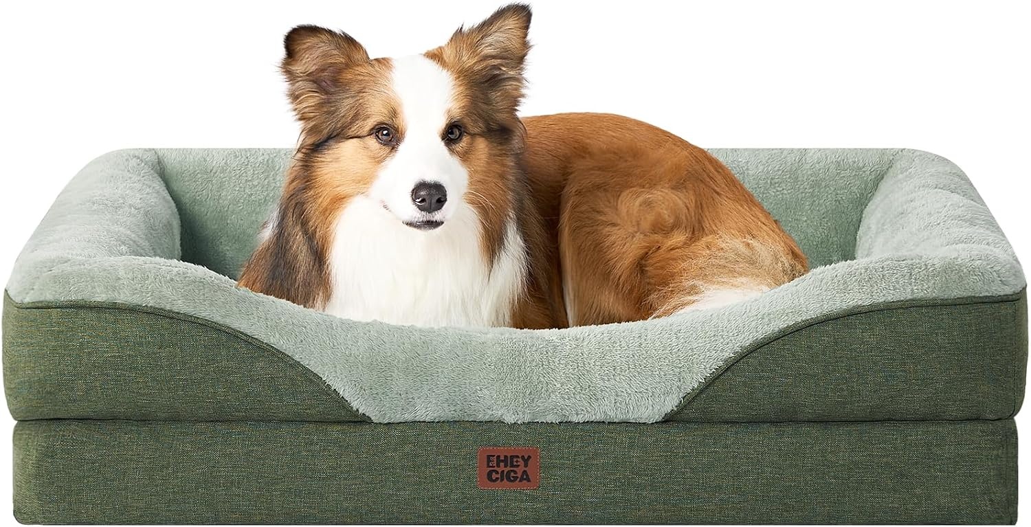 Orthopedisch Hondenbed Groen 91x68 cm - 61% Korting!