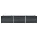 vidaXL Plantenbak verhoogd 240x80x45 cm gegalvaniseerd staal antraciet