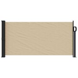 vidaXL Windscherm uittrekbaar 100x500 cm beige