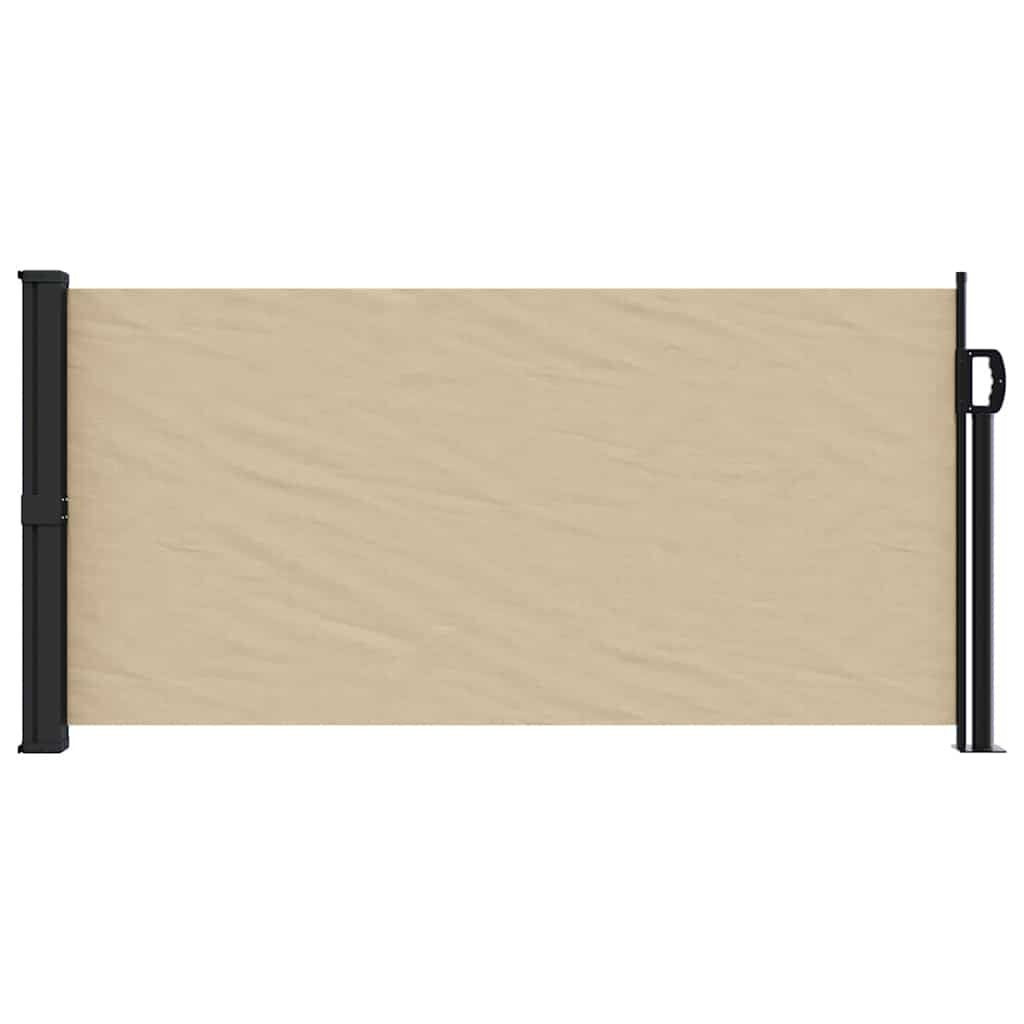 vidaXL Windscherm uittrekbaar 100x500 cm beige