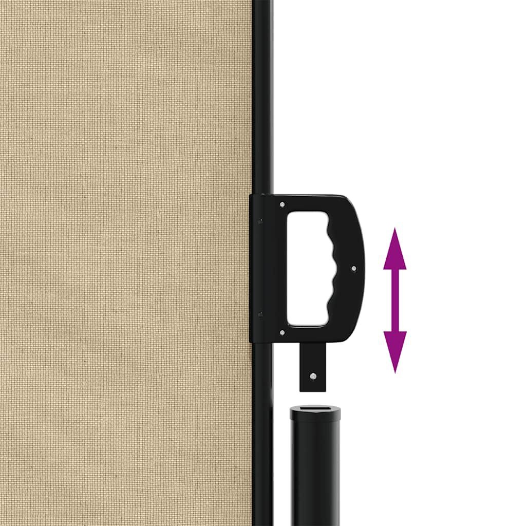Uittrekbaar Windscherm 100x500 cm Beige - 34% Korting!