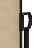 vidaXL Windscherm uittrekbaar 100x500 cm beige