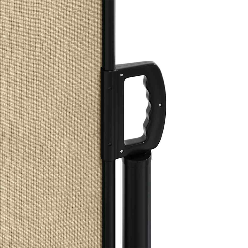 vidaXL Windscherm uittrekbaar 100x500 cm beige