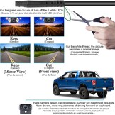 Reversing Camera: Plug-Play HD 1080P Clear Image Color Night Vision DIY Guide Rear View Camera with Monitor System Waterproof for Car/Truck/Pickup/Van/SUV/Camper T1
