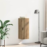 Wandkast Artisan Eiken 34,5x34x90 cm - 59% Korting