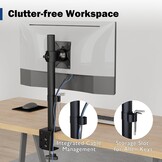 Verstelbare Monitor Arm met 59% Korting | 1 Scherm 13-34 inch | Max. 8kg