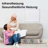 FrauSonne Infrarood Wandverwarming 800W - Energiezuinige Elektrische Kachel Wit
