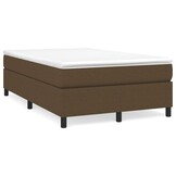 VidaXL Bedframe 120x200cm Stof Donkerbruin - 54% Korting!