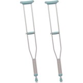 PEPE - Armpit Stools for Adults (x2 units, SIZE L), Orthopedic Armpit Stool, Walk Pulls Aluminum, Walking Stools for Disabled Adjustable, Armpit Stools Grey - Maat Maat L