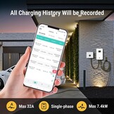 7kW Laadstation EV Type 2 met App Bediening - 76% Korting!