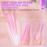 Dubbele Nagelvormen Builder Gel | Sandwich Design | 240 Stuks | 57% Korting