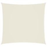 vidaXL Zonnescherm vierkant 6x6 m oxford stof crèmekleurig