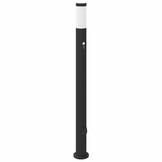 vidaXL Bolderarmatuur met sensor en stopcontact 110 cm roestvrij staal IP44