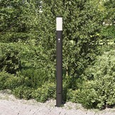 vidaXL Bolderarmatuur met sensor en stopcontact 110 cm roestvrij staal IP44